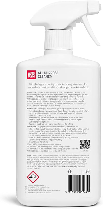 All Purpose Cleaner, Multi-Purpose Car Cleaner, 1L
