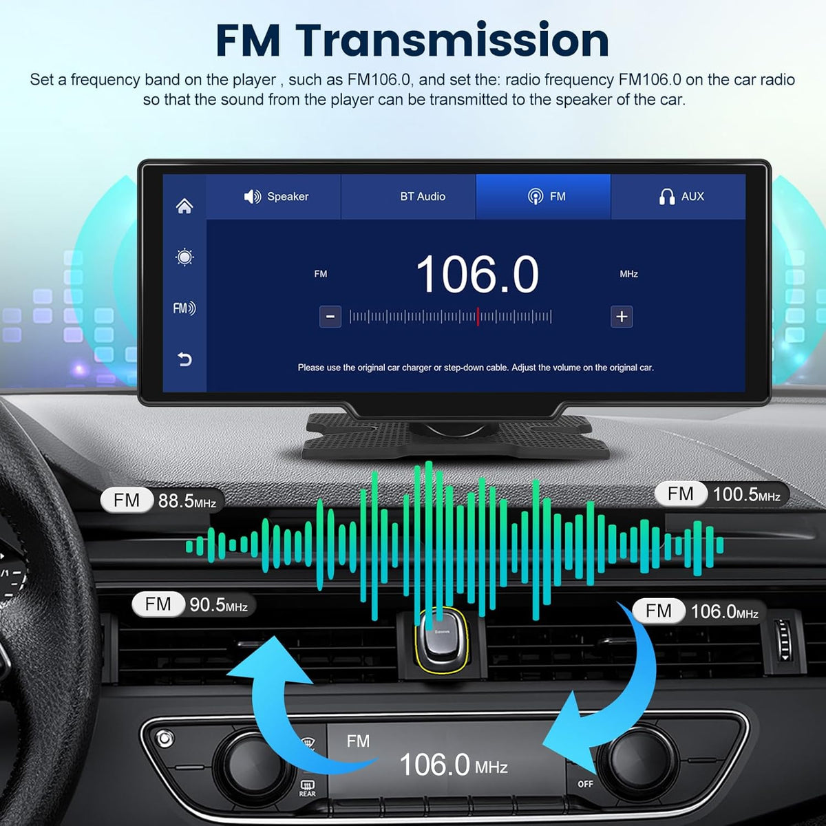 Apple Car Play Screen 10.3 Inch Carplay Screen IPS Car Touchscreen Unit